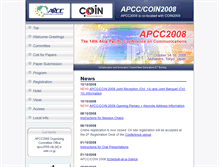 Tablet Screenshot of apcc2008.ieice.org