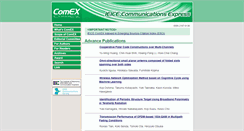 Desktop Screenshot of comex.ieice.org