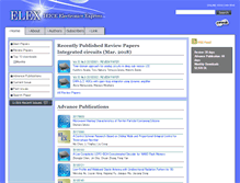 Tablet Screenshot of elex.ieice.org